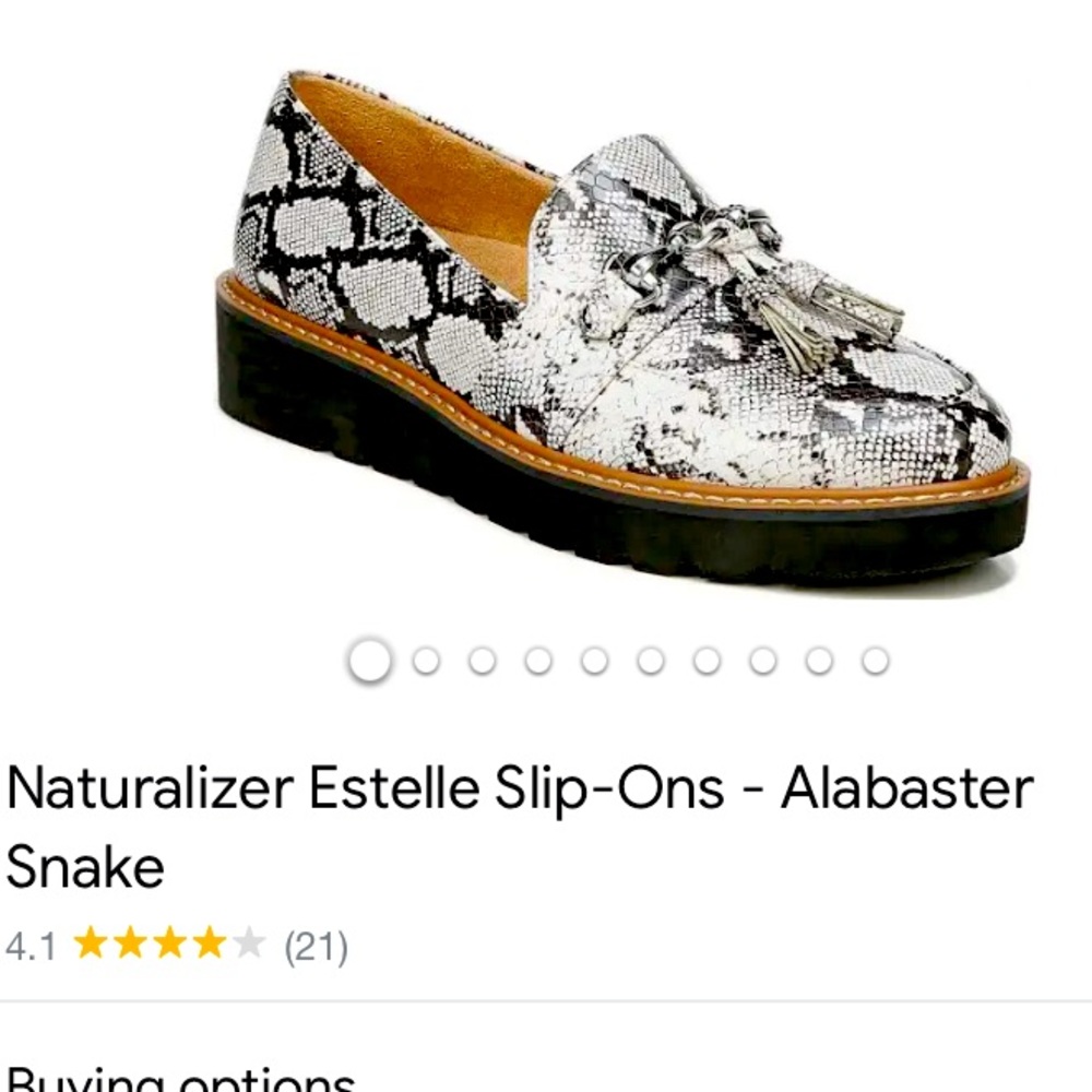 FOUND: Naturalizer Estelle Shoe NEW Snakeskin, Size 10